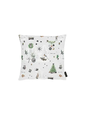 APELT | Weihnachts Kissenhülle 40x40cm SEASON Weiss | weiss